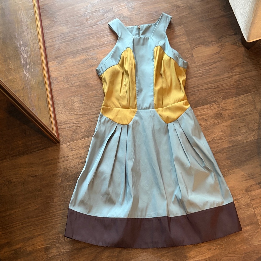 Cue Blue and Yellow Dress